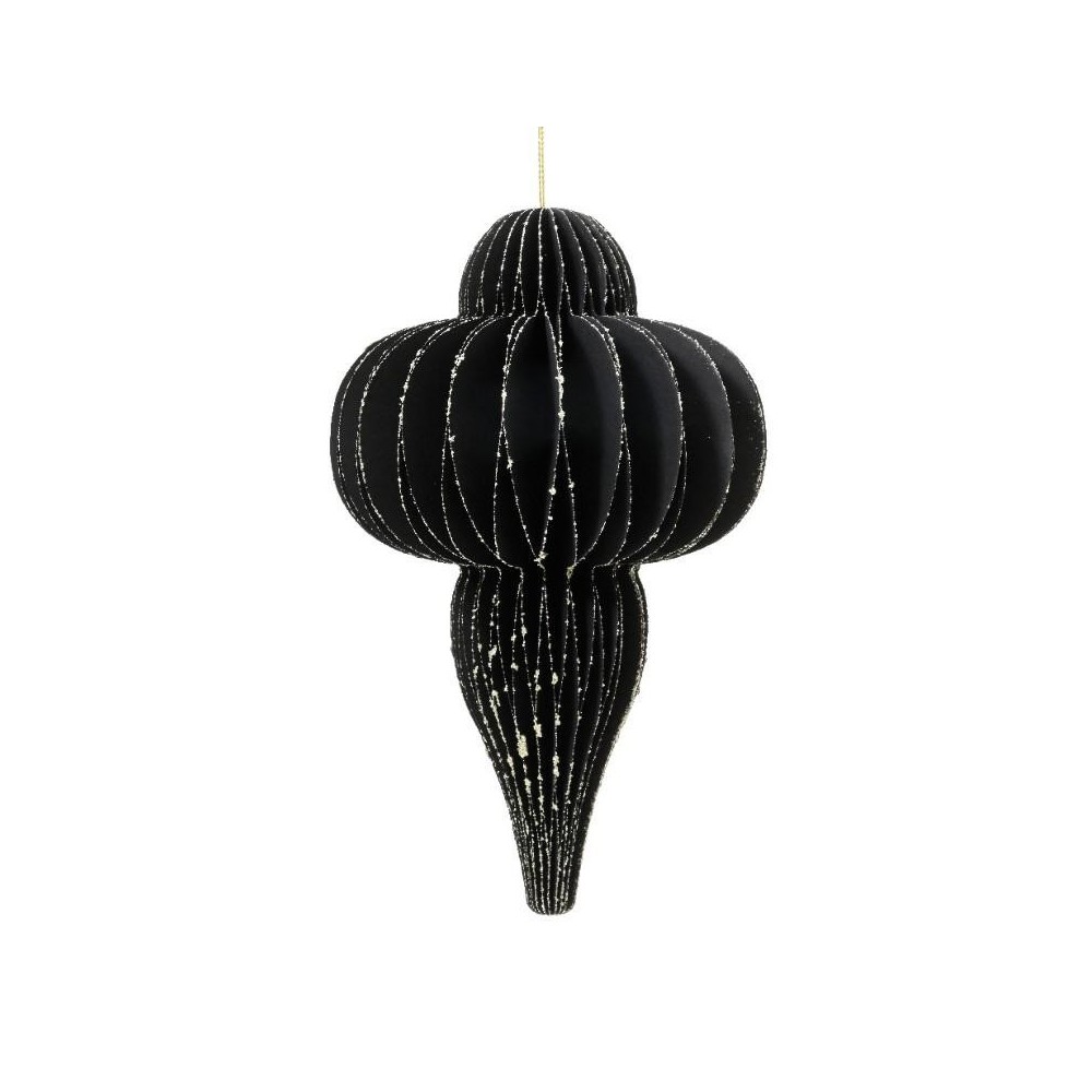 ADDOBBO CARTA H.40CM. NERO